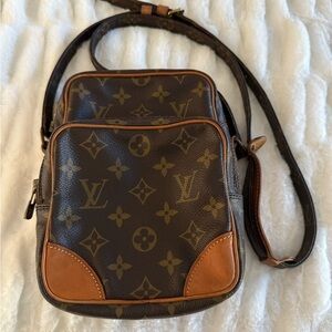 Louis Vuitton Monogram Crossbody Amazon Bag in Brown and Tan